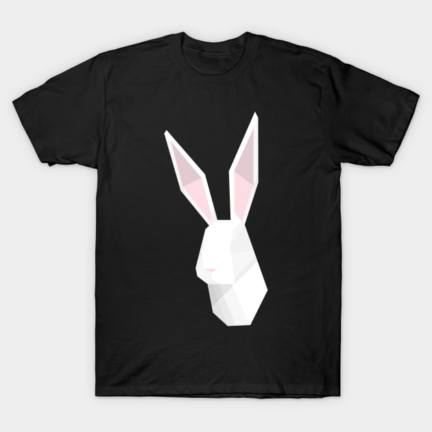 Geometric Rabbit T-Shirt by natexopher